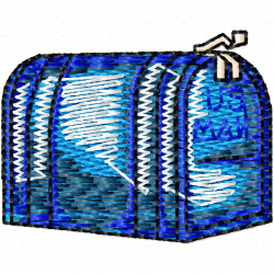 Mailbox Embroidery Design 3